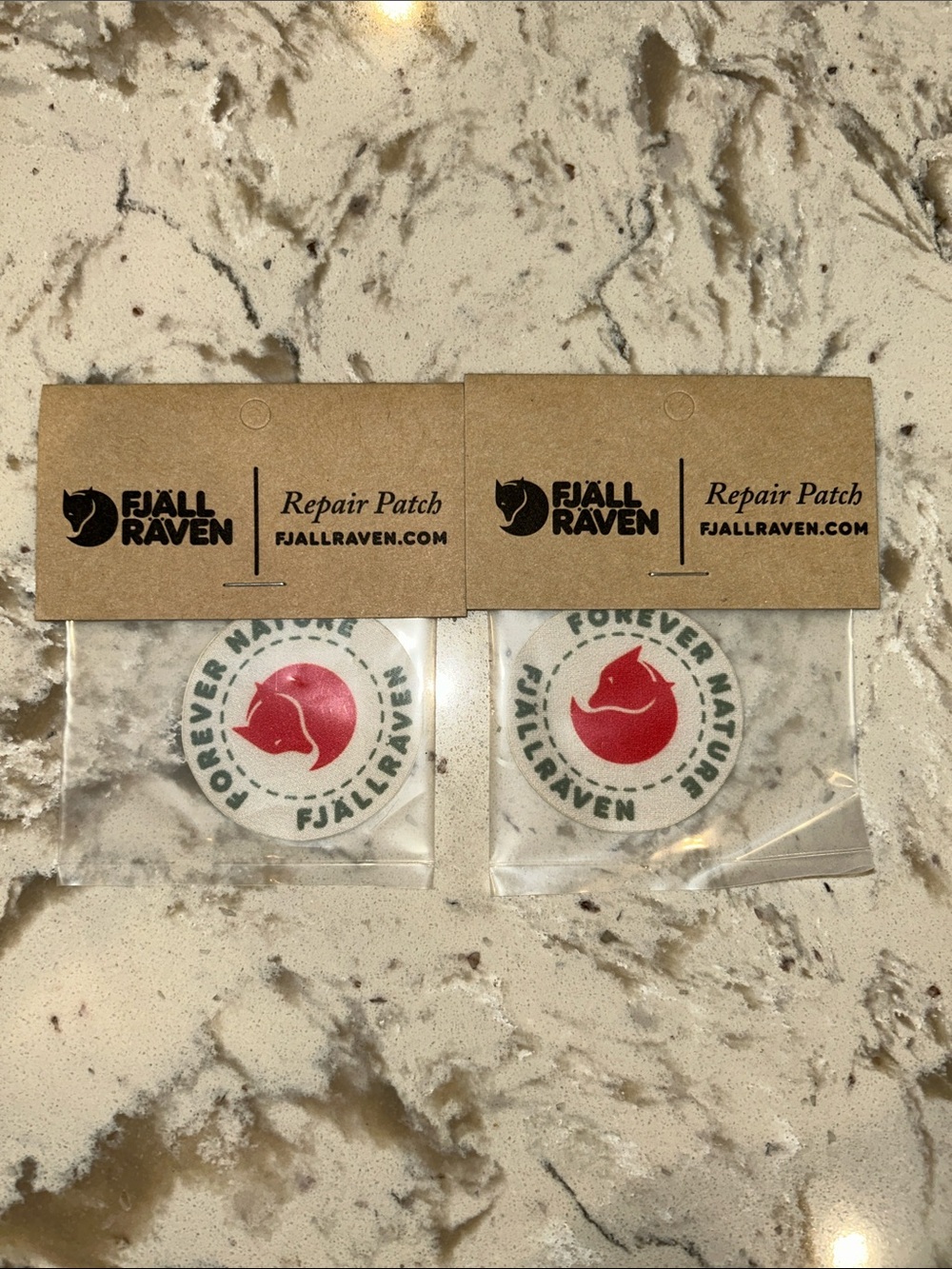 FJALLRAVEN REPAIR PATCHES SET OF 2 NWT